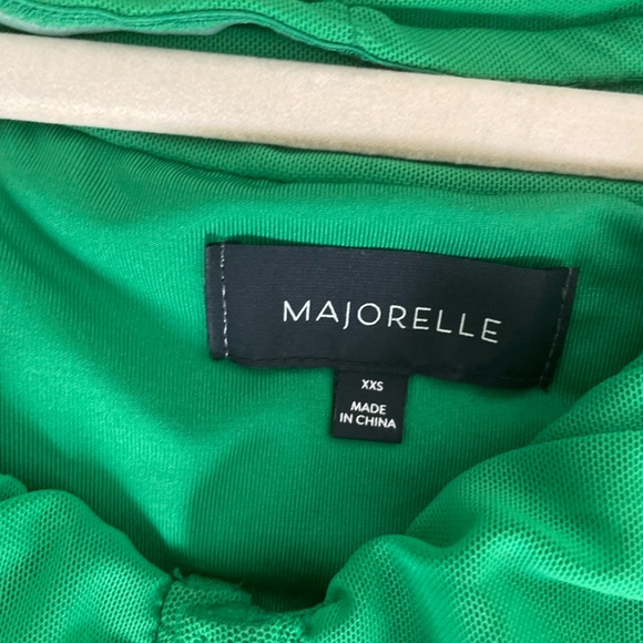 Tabitha Midi Dress | Majorelle | Revolve| Kelly Green | XXS - Picture 4 of 5